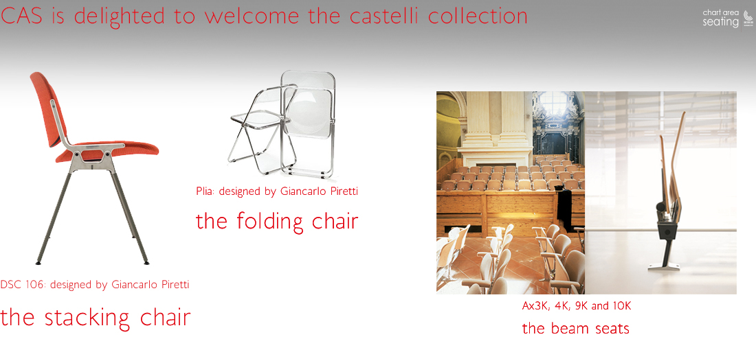 castelli collection at Chart Area Seating